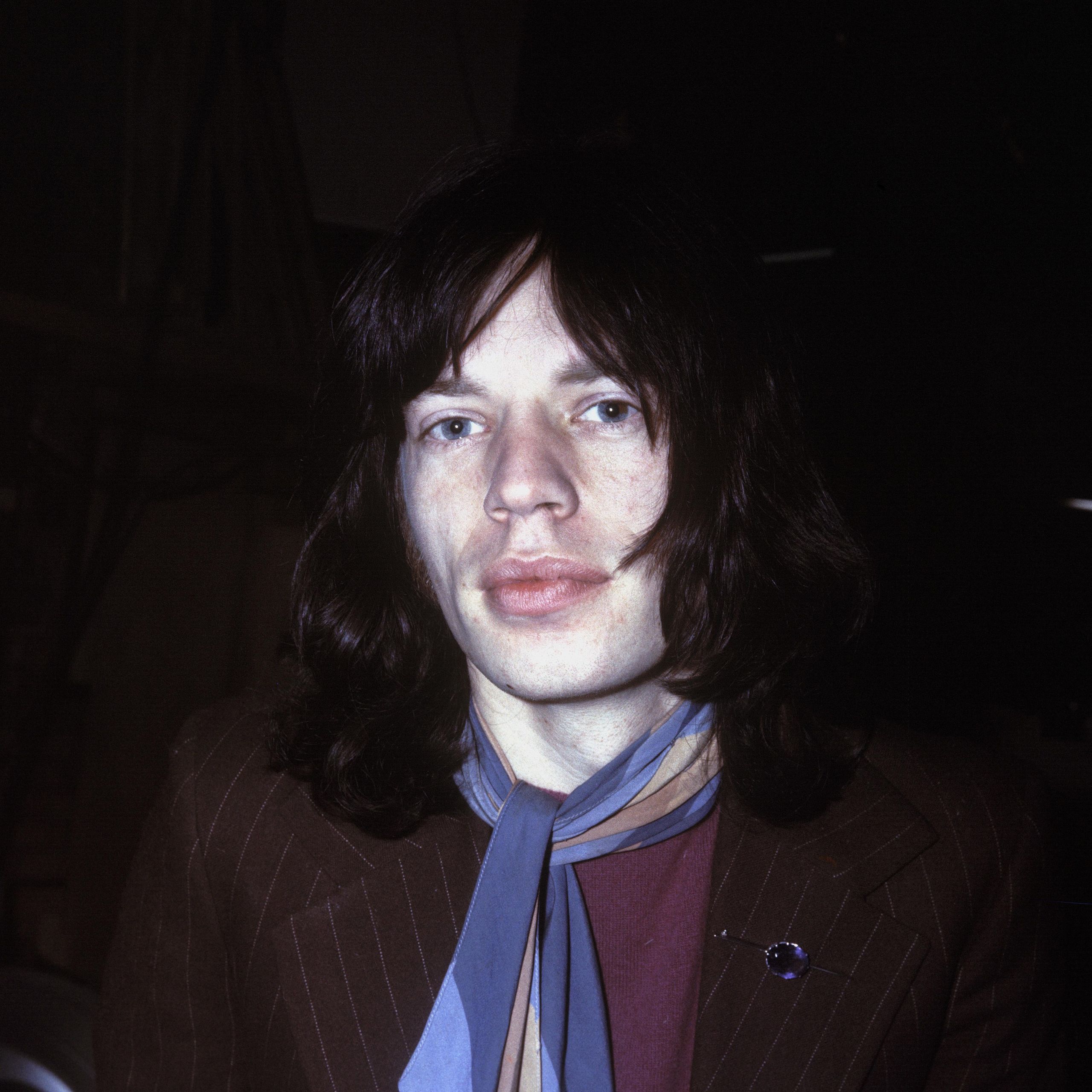 Mick Jagger en 1968 sur le tournage de « The Rolling Stones Rock and Roll Circus » / MaxPPP