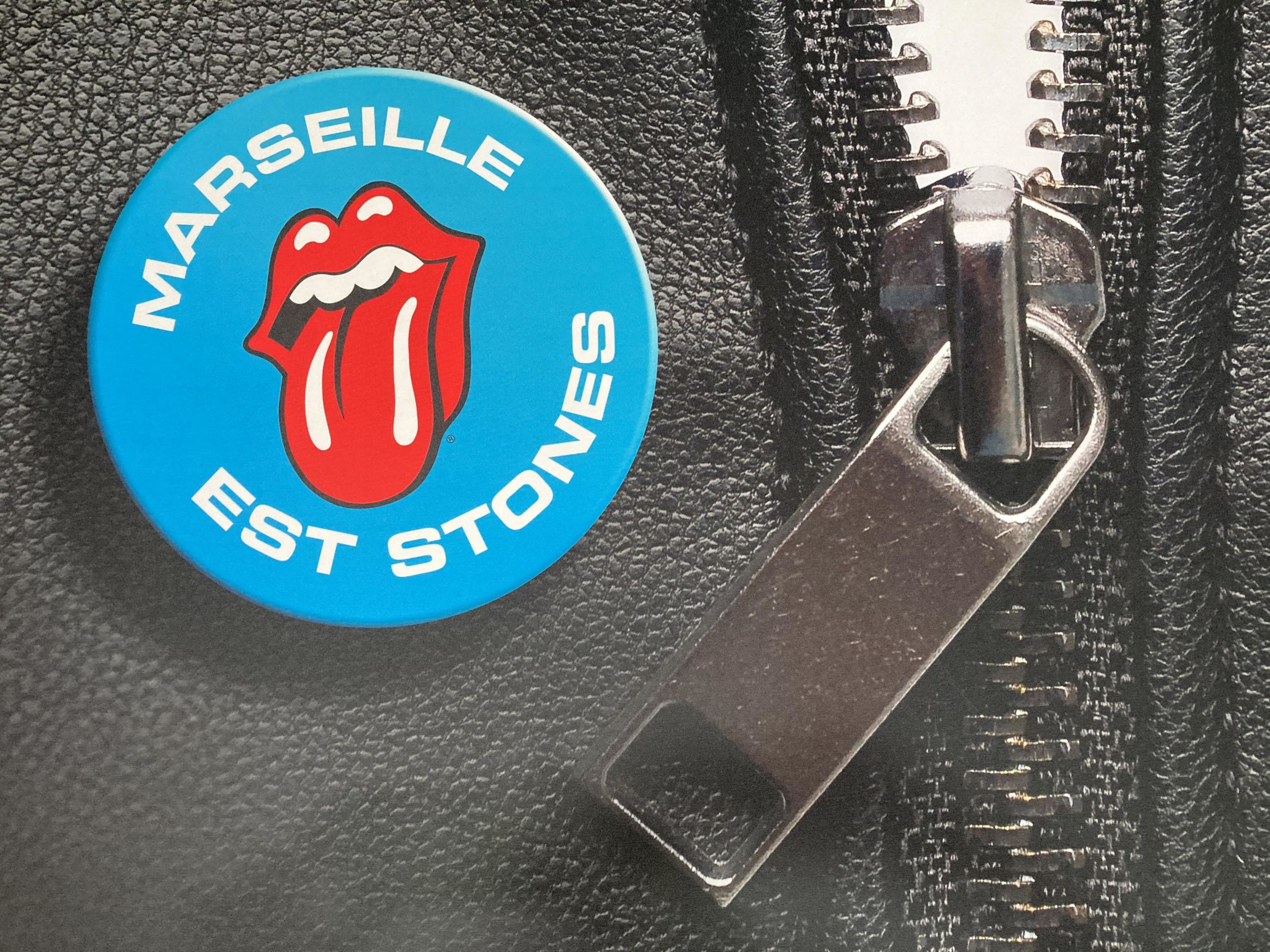 Le badge souvenir de l'exposition au Vélodrome / DR