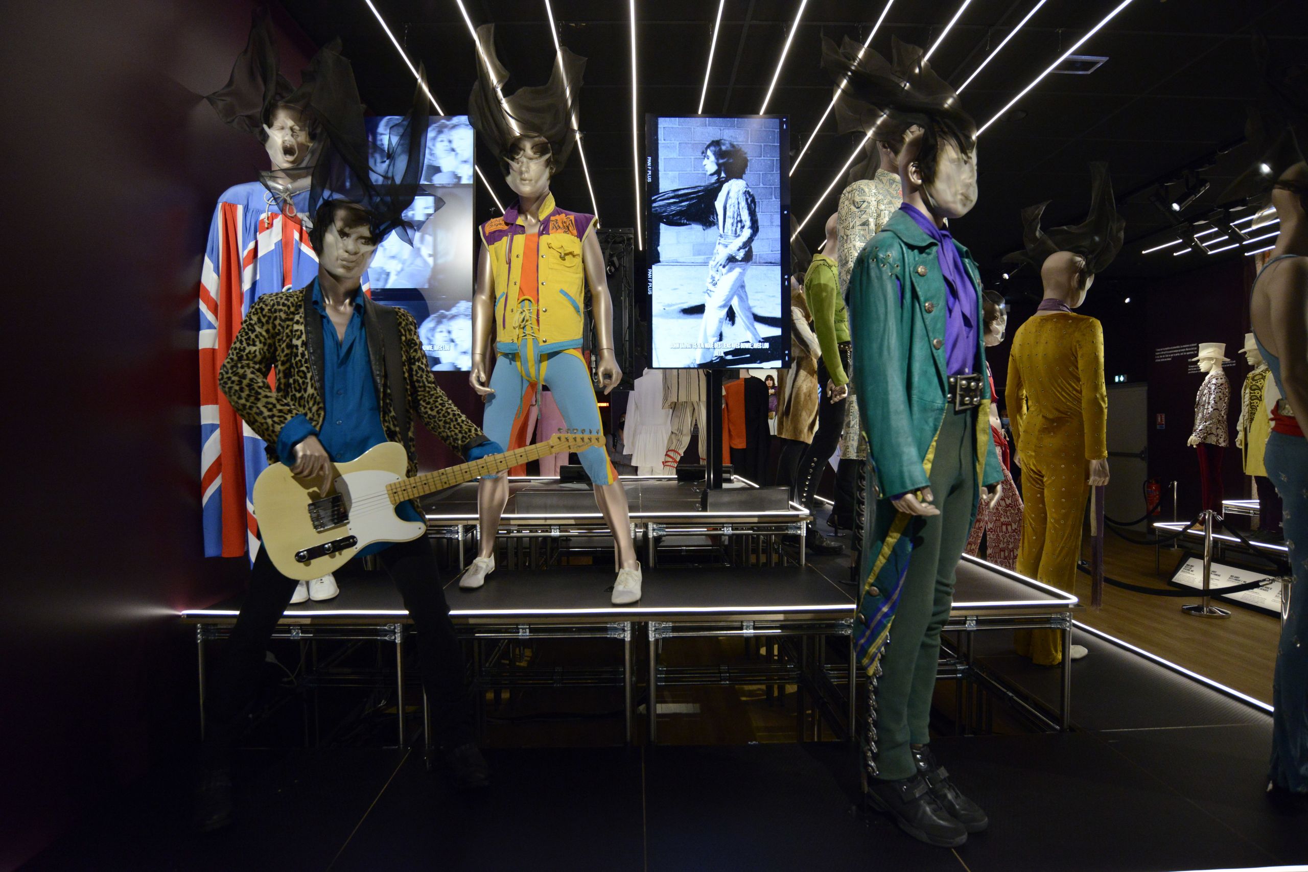 Costumes de scène portés par les Glimmer Twins / Photo Franck Pennant