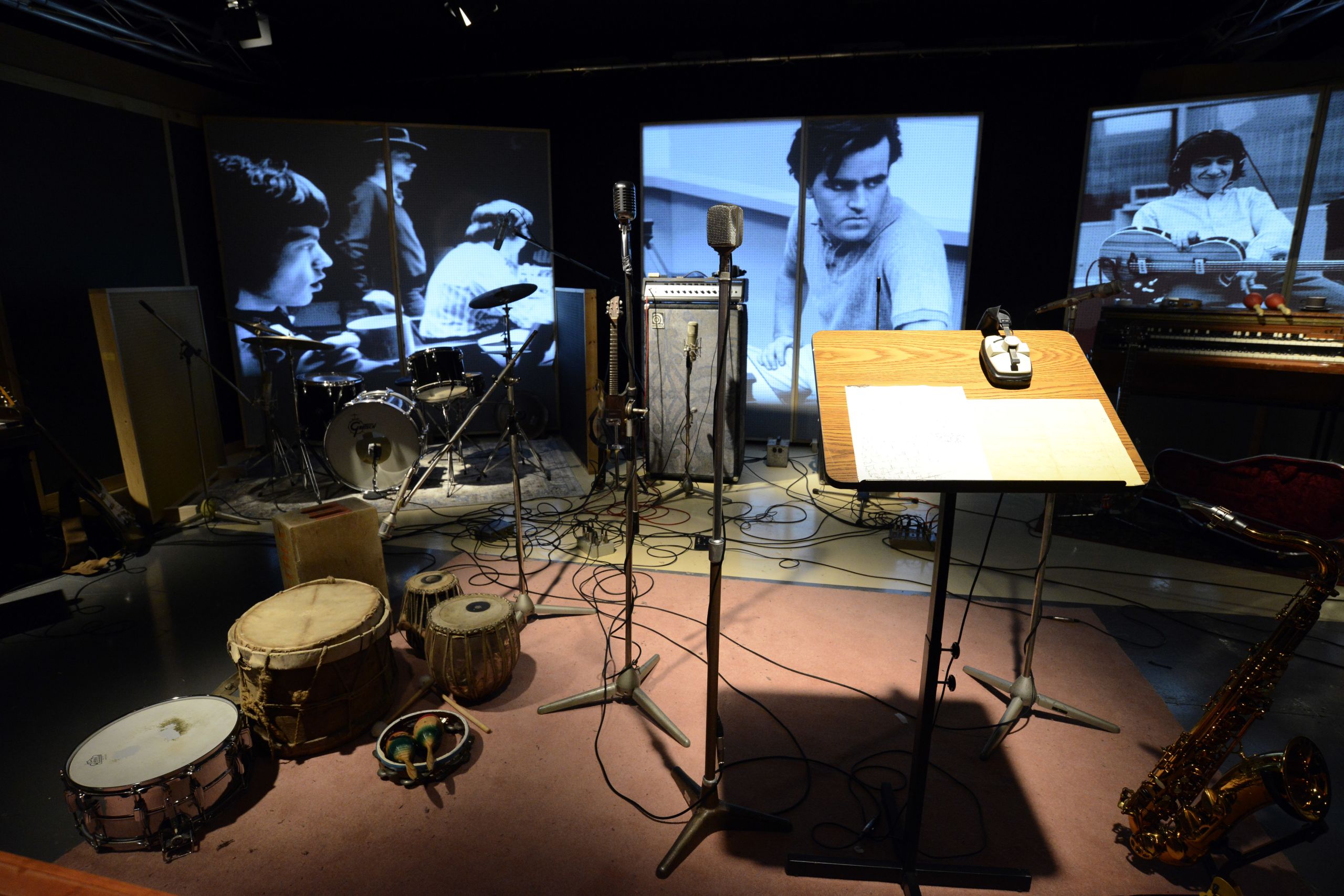 Reconstitution des studios des premiers enregistrements / Photo Franck Pennant