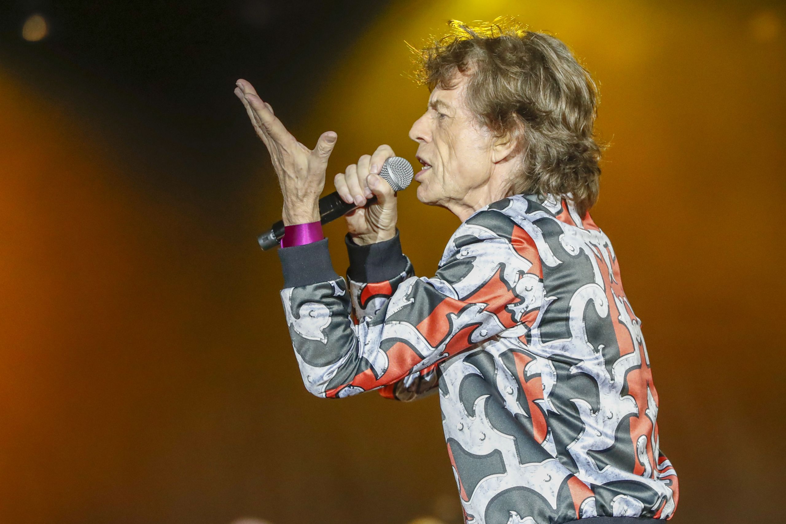 Mick Jagger en 2018 pour un concert au stade Vélodrome / Photo Frédéric Speich