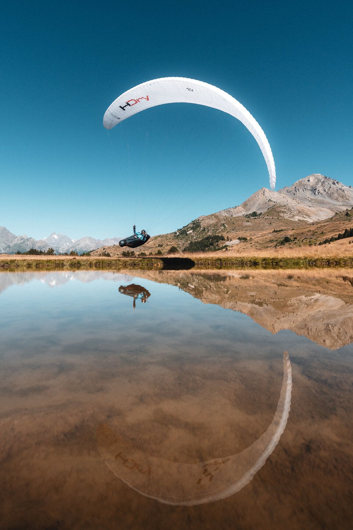 Parapente Lac Granon - Serre Chevalier Briançon / © Mathis Decroux