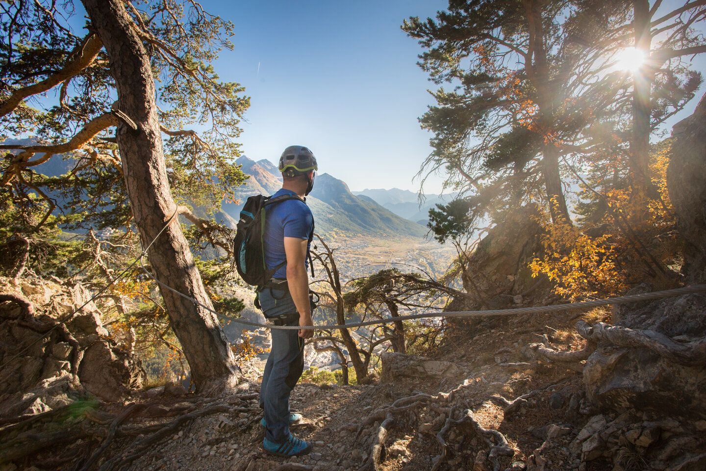 Via Ferrata Croix De Toulouse - Serre Chevalier Briançon / © Thibault Blais