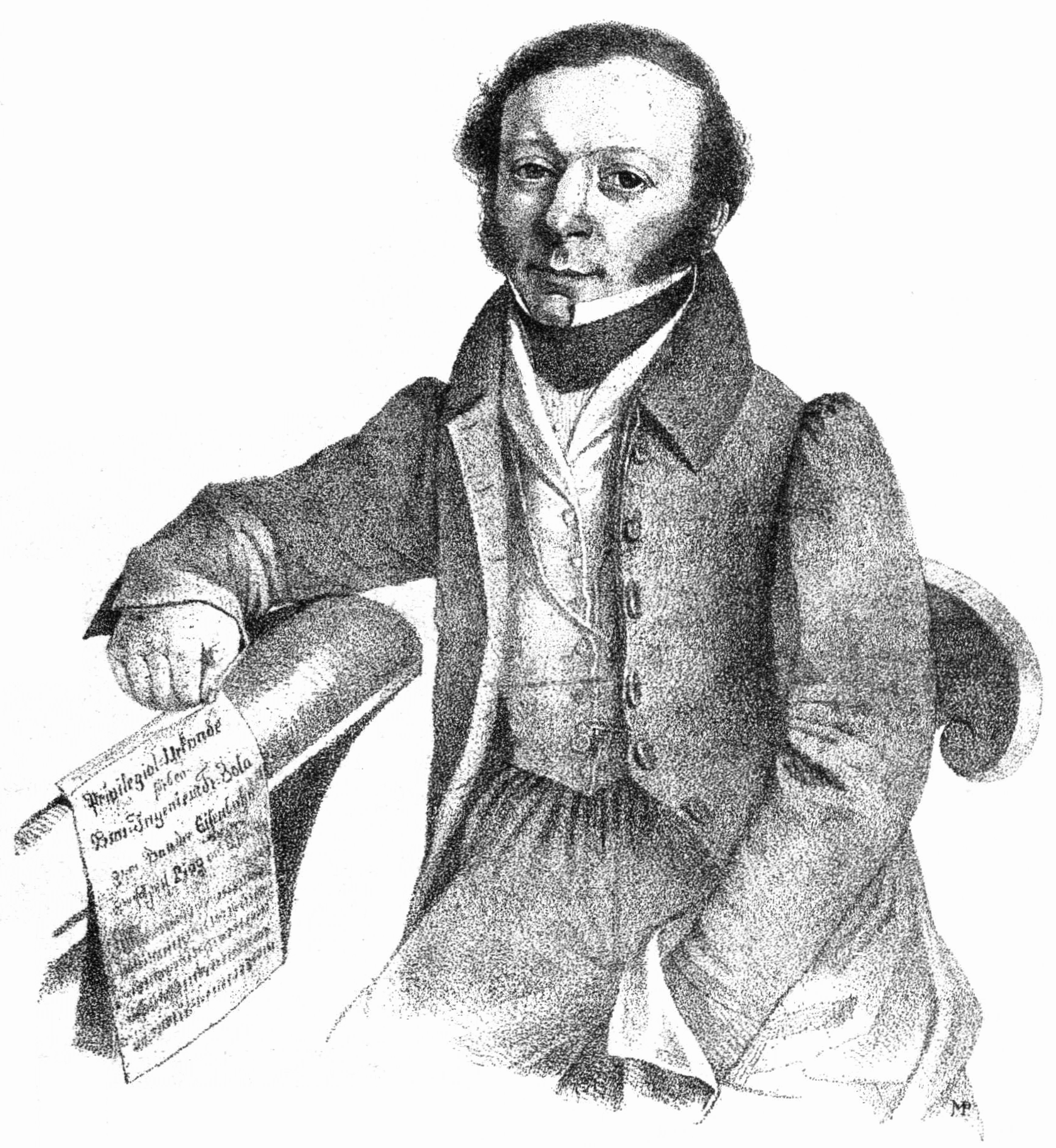François Zola était né à Venise en 1796 / Österreichische Nationalbibliothek
