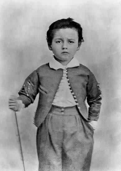 Emile Zola en 1846, à l’âge de 6 ans / Collection Europeana