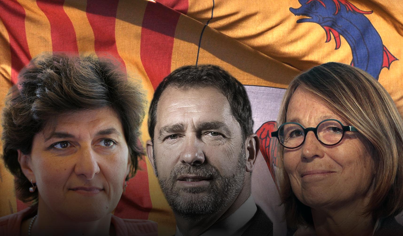 Sylvie Goulard, Christophe Castaner et Françoise Nyssen / La Provence