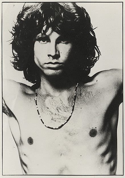 Jim Morrison, photo retenue pour la pochette d’« An American Prayer » / Elektra
