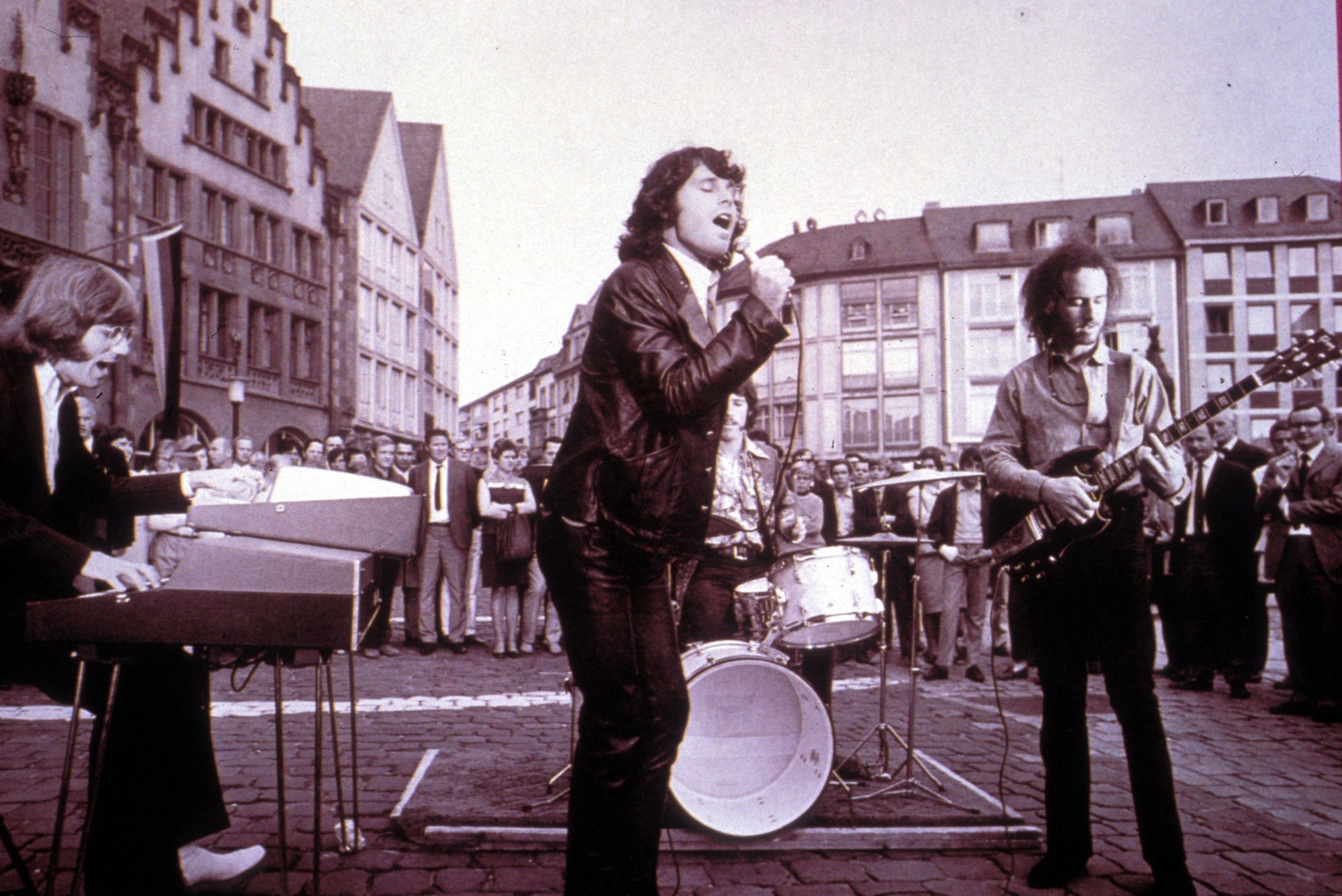 The Doors : Ray Manzarek, Jim Morrison, John Densmore et Robbie Krieger / Zuma Press - MaxPPP