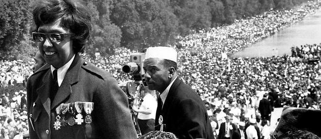 En 1963 à la Marche sur Washington, organisée par Martin Luther King / La Provence