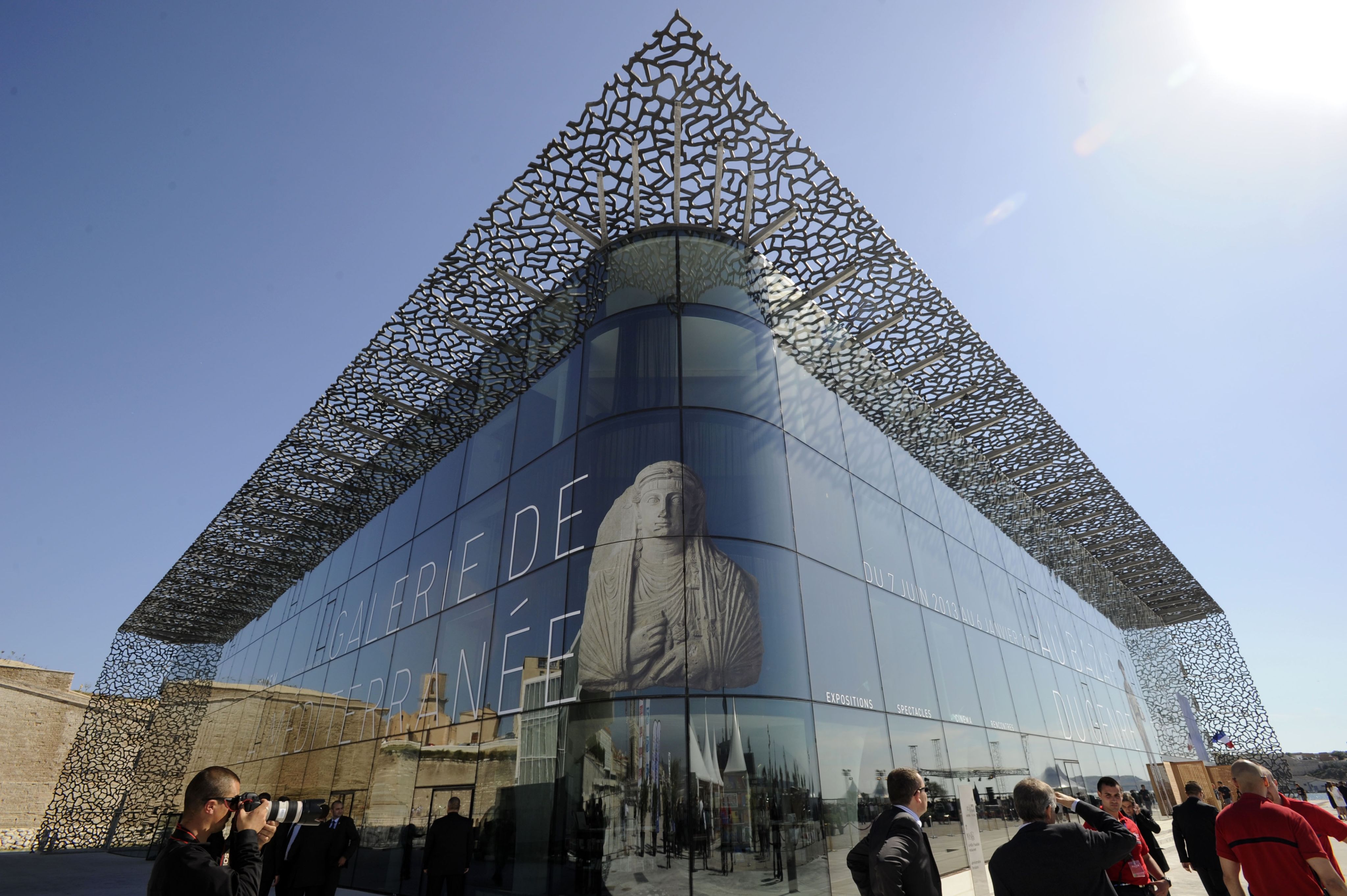 Le bâtiment du Mucem conçu par l’architecte Rudy Ricciotti / Photo Frédéric Speich