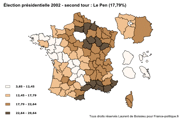 Candidat en tête au second tour / Source : Laurent de Boissieu / france-politique.fr
