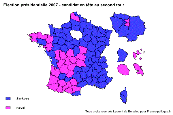 Candidat en tête au second tour / Source : Laurent de Boissieu / france-politique.fr