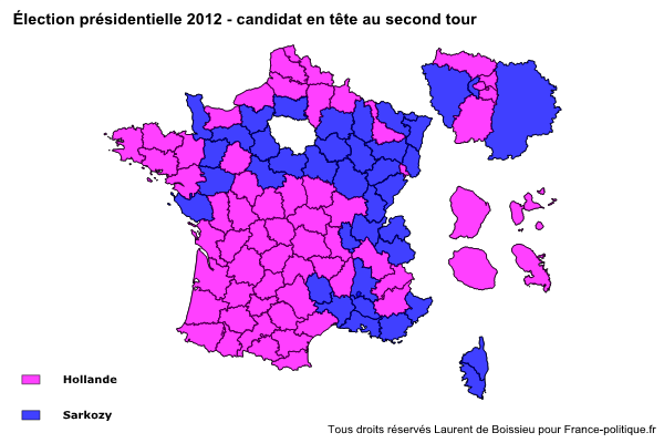 Candidat en tête au second tour / Source : Laurent de Boissieu / france-politique.fr