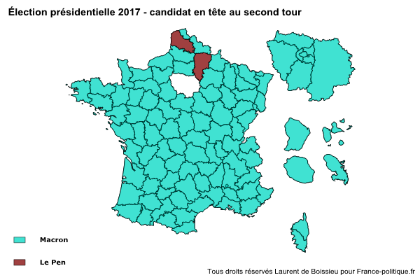 Candidat en tête au second tour / Source : Laurent de Boissieu / france-politique.fr
