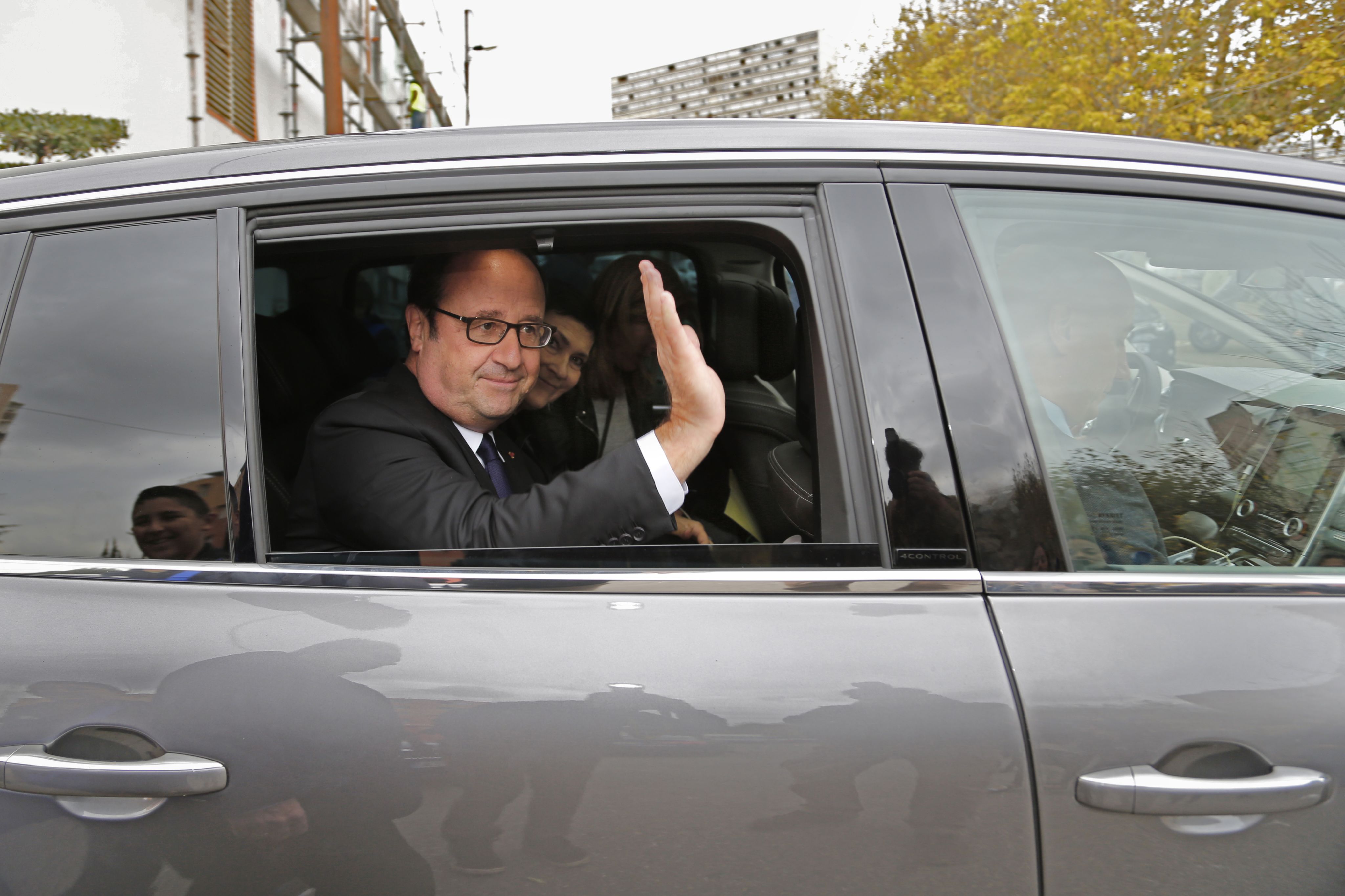 François Hollande, le Président sortant / Photo Florian Launette