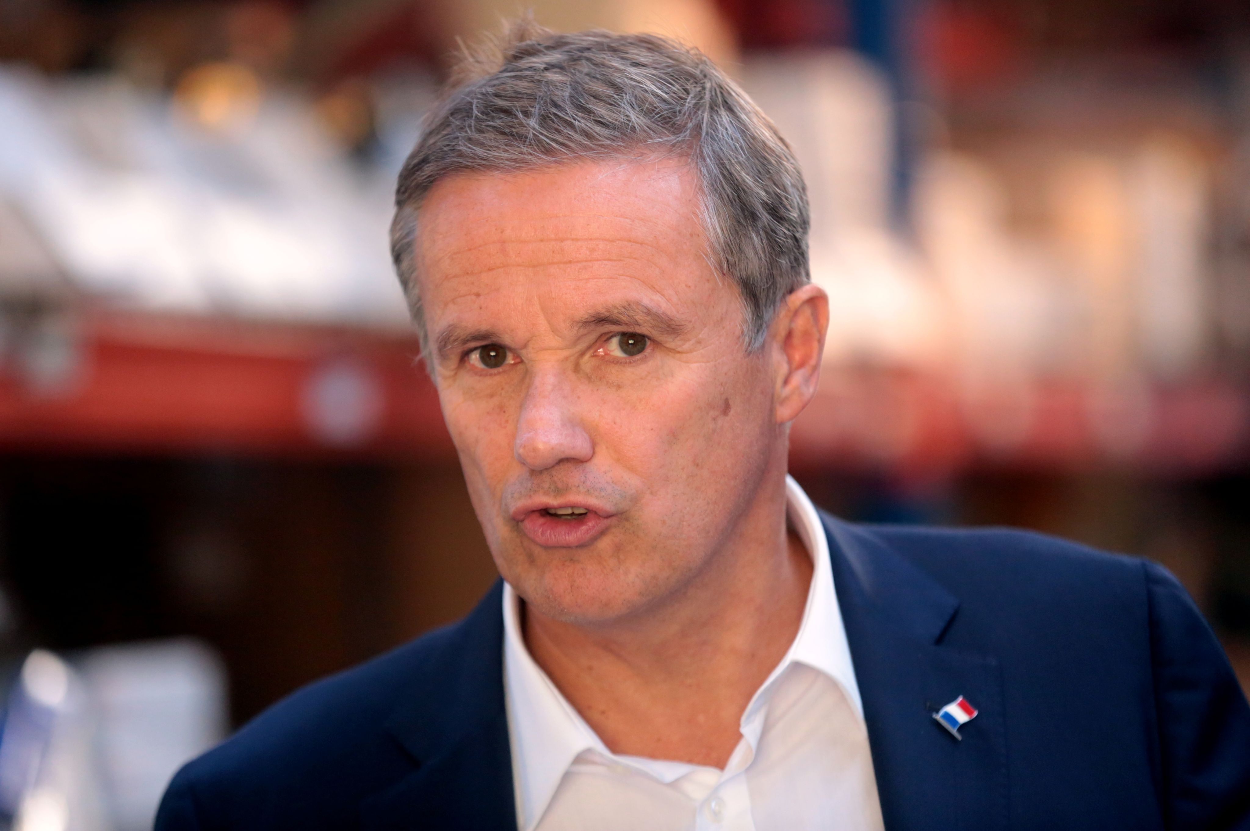 Nicolas Dupont-Aignan (Debout la France) / Photo Nicolas Vallauri