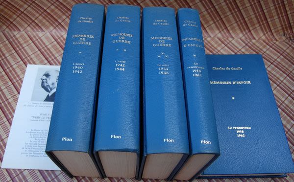 Les «&nbsp;Mémoires d’espoir&nbsp;» de Charles de Gaulle / Paru Vendu