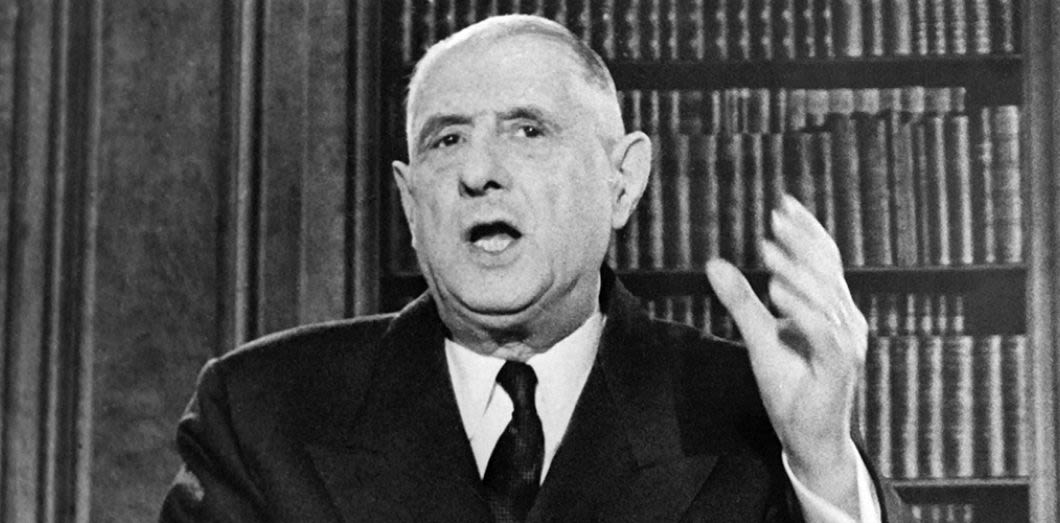 Le général De Gaulle présente à la télévision son référendum sur l'élection présidentielle au suffrage universel direct, le 20 septembre 1962 / La Provence-Histoire