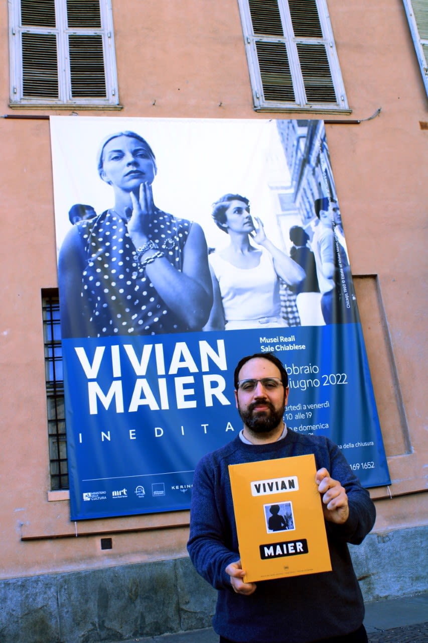 Edoardo Accattino, le producteur de l’exposition Vivian Maier de Turin.